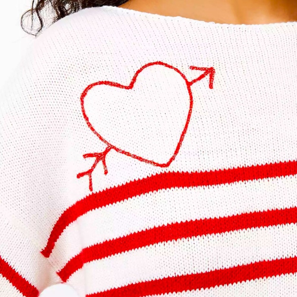🥳HP🥳 NWT | LOFT | Petite Cupid Boatneck Sweater - Picture 3 of 4